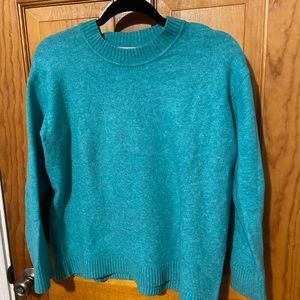 Teal sweater